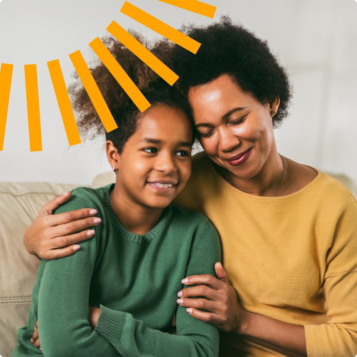 Parent and child at home, representing affordable mental health care options